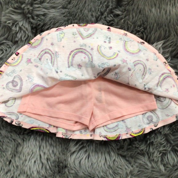 Epic Threads | Girl's Summer Skort | Pink | Rainbows | Size 2T - Picture 2 of 4